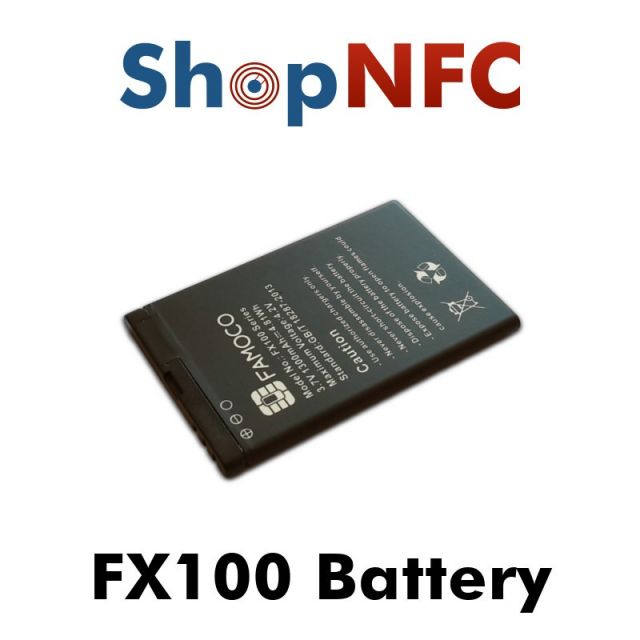 Batteria al litio per FX100 - 1,3mAh
