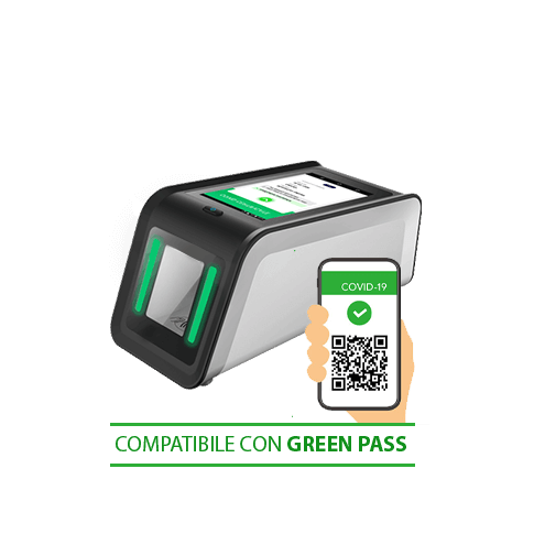 Lettore per Green Pass QR code con stampante da ta